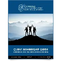 image of our client membership guide. click to download.