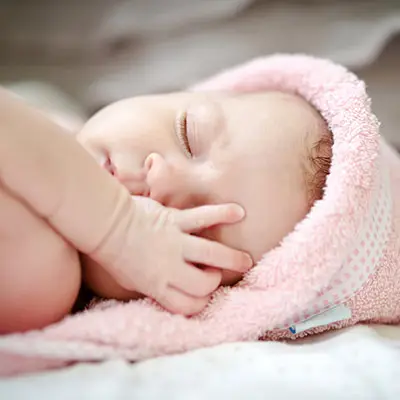 Image of sleeping infant